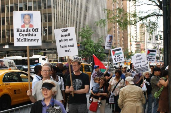 New Yorkers protest