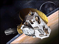 Artist's impression of New Horizons probe, Nasa