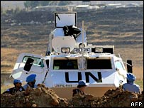 UN peacekeepers in Lebanon. File photo